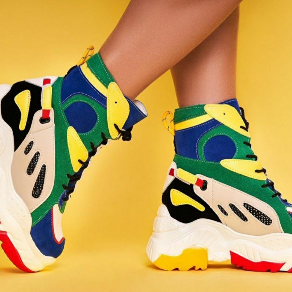 Wedge sneakers
